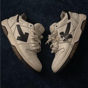 Off-White Out Of Office White And Black Sneakers